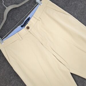 Tommy Hilfiger Mens Chino Pants Tan Cotton Fit Straight Leg Casual Size 32x30